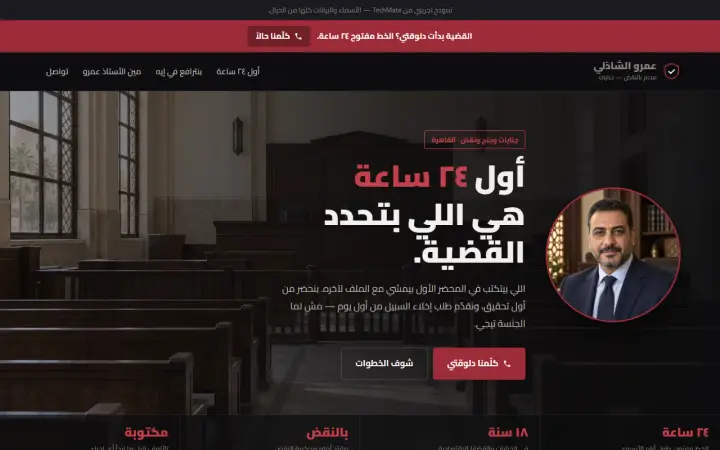 Criminal defence lawyer page