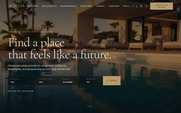 Real estate website