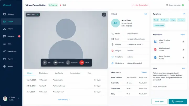 Clinics & Healthcare — Clinic Telemedicine
