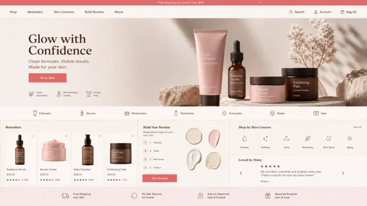 Cosmetics & Beauty — Cosmetic Storefront