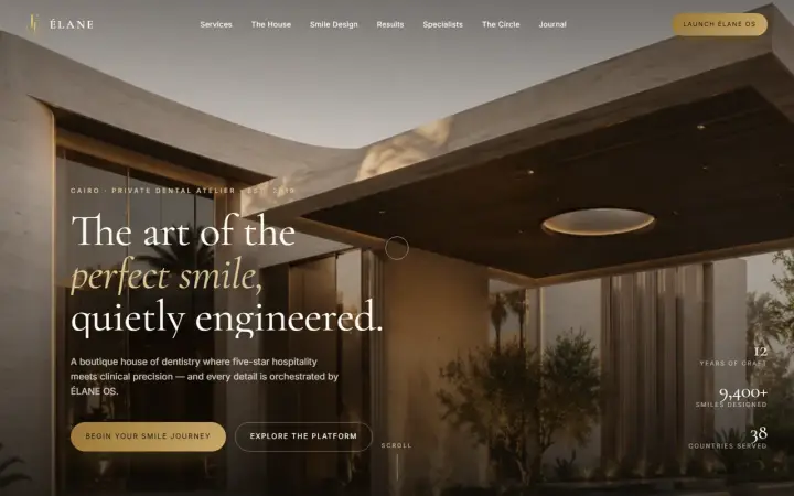 Dental clinic website