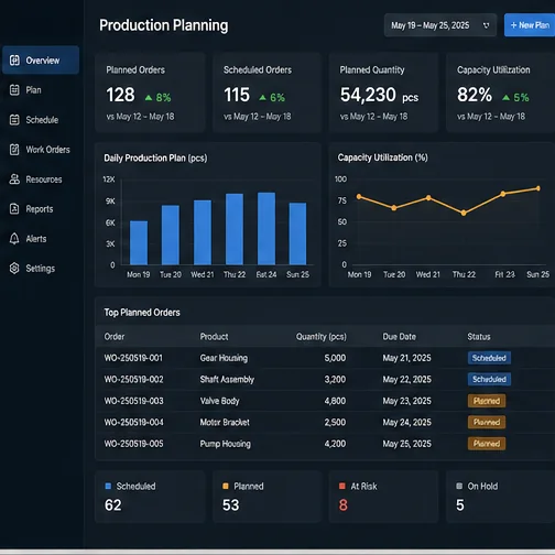 Factories & Manufacturing — Factories Production Planning