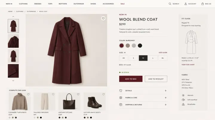 Fashion & Clothing — Fashion Variants