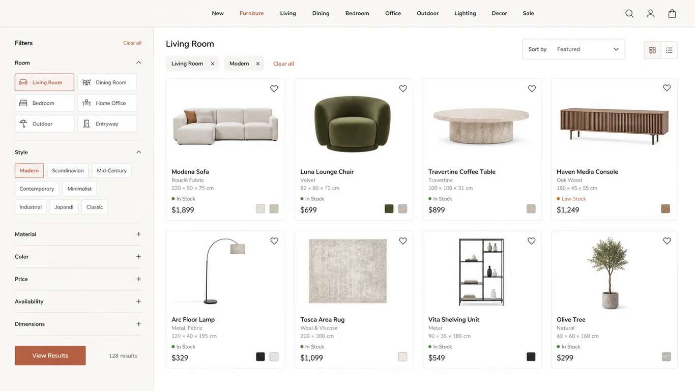 Furniture — Furniture Catalogue