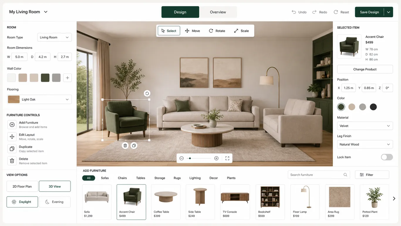 Furniture — Furniture Room Visualiser