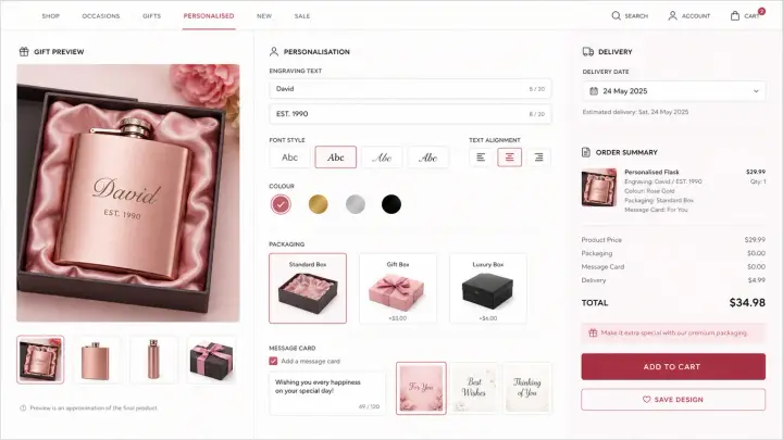Gift Shops — Gift Personalisation