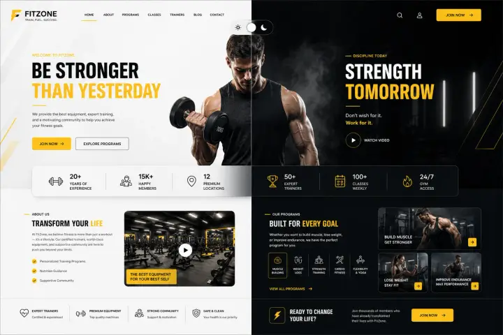 Websites — Gym