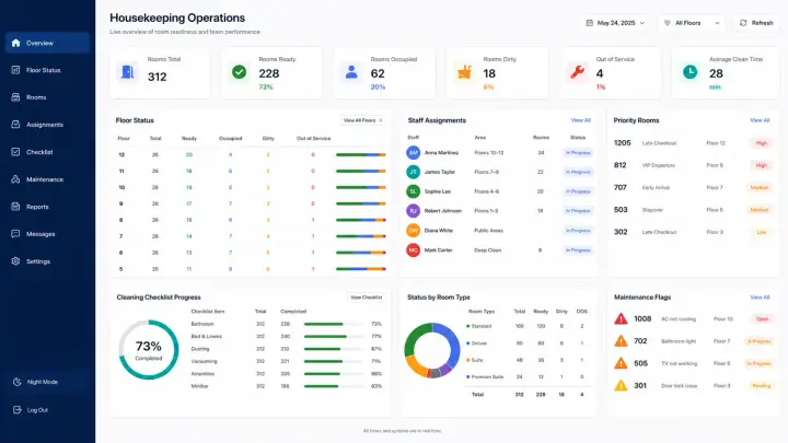 Hotels & Resorts — Hotel Housekeeping