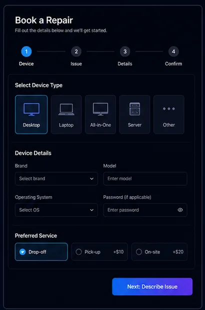 Computer & IT Repair — Itrepair Repair Booking