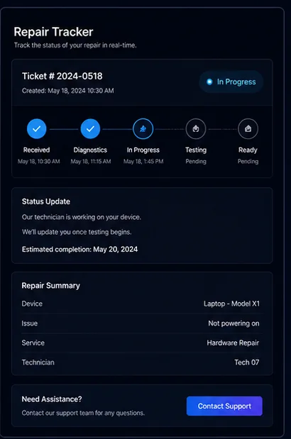 Itrepair Repair Tracker