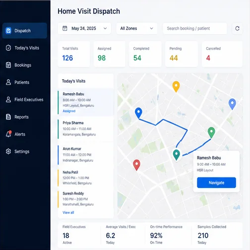 Medical Labs — Labs Home Visit Dispatch