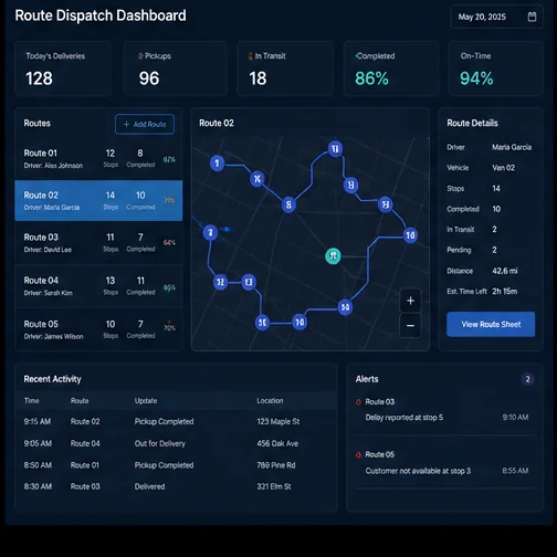 Laundry & Dry Cleaning — Laundry Route Dispatch
