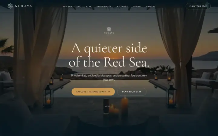 Resort website