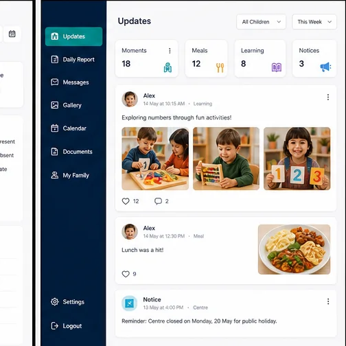 Nurseries & Kindergartens — Nurseries Parent Updates