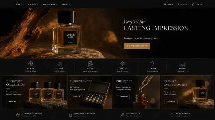 Perfumes — Perfume Storefront