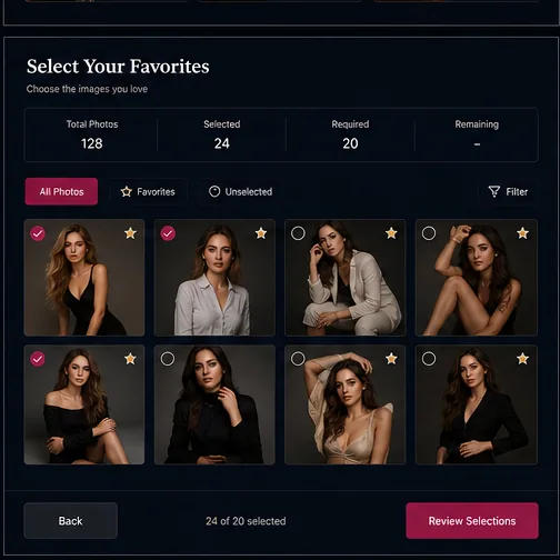 Photography Studios — Photography Proof Selection