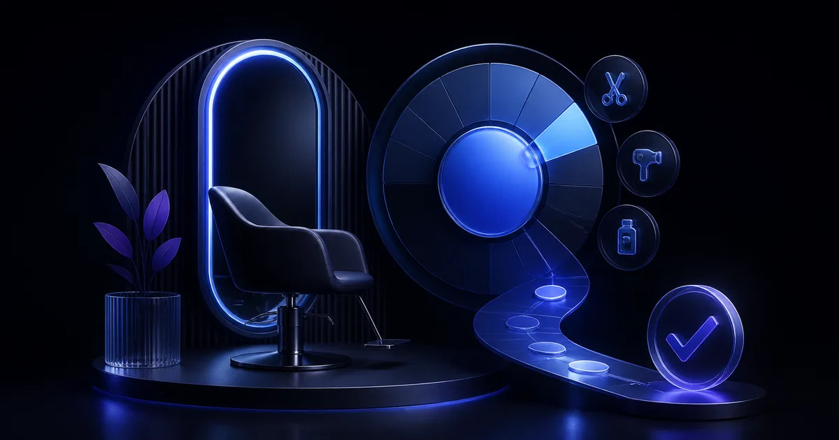 A salon website: online booking changes the business