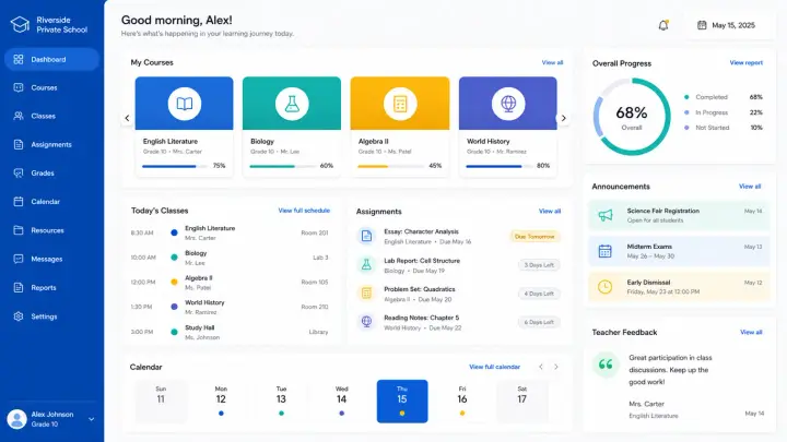 Websites — School Lms