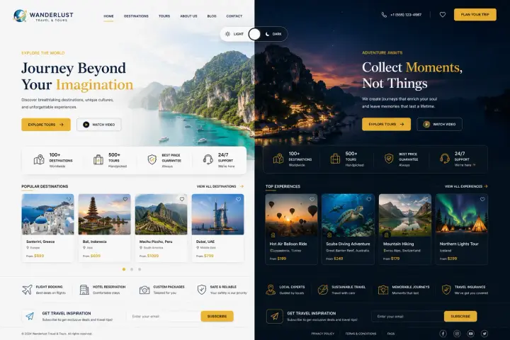 Websites — Tourism Site